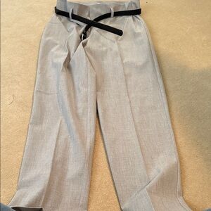 Rachel Zoe Gray Trousers with belt